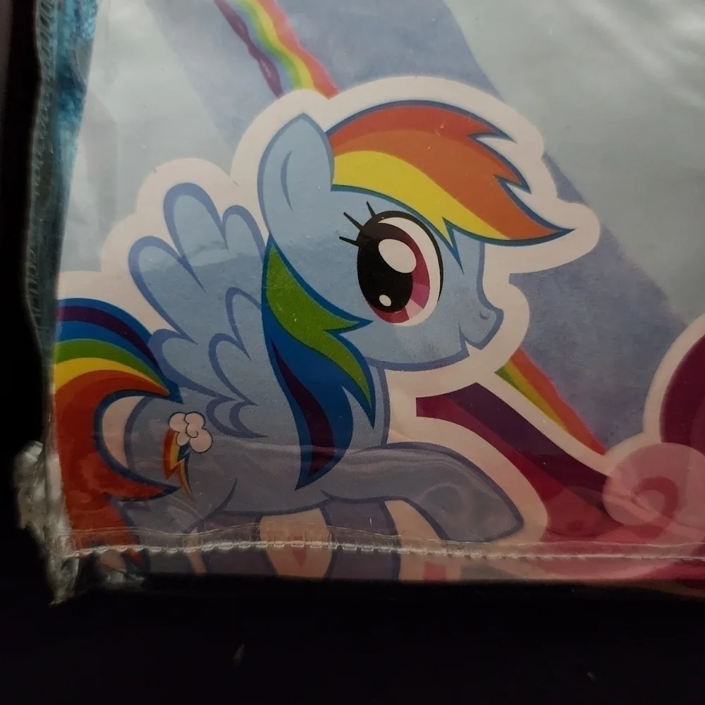 NWT My Little Pony Rainbow Dash Hoodie Adult L/XL Halloween Costume Cosplay New - Picture 6 of 13